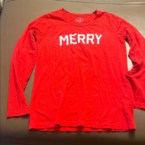 J. Crew Red Graphic Tee